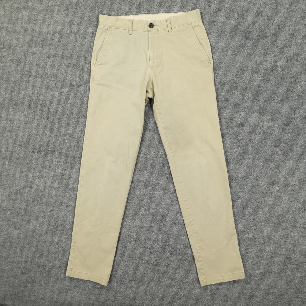 Haggar Slim Straight Chinos in Beige